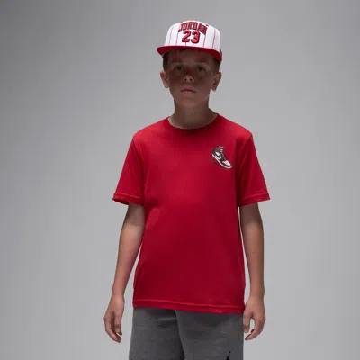 Jordan Big Kids' "air  Has Landed" T-shirt In Red