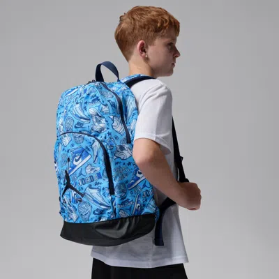 Jordan Big Kids' Air Raid Backpack (17l) In Blue
