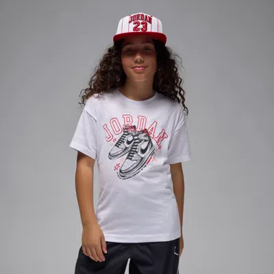 Jordan Big Kids' Aj1 Rookie T-shirt In White