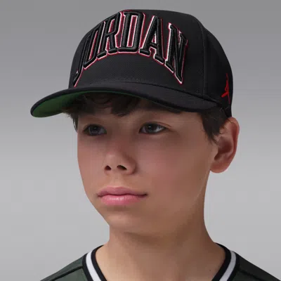 Jordan Big Kids' Aj13 Cherry Dice Cap In Black