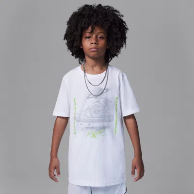 Jordan Big Kids' Anti Gravity T-shirt In White
