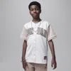 Jordan Big Kids' Baseball Jersey In Brown