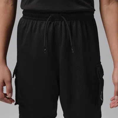 Jordan Big Kids' Brooklyn Festival Cargo Shorts In Black