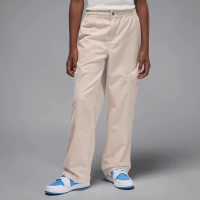 Jordan Big Kids' Chicago Corduroy Pants In White