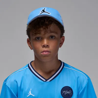 Jordan Big Kids' Curved Brim Cap In Blue