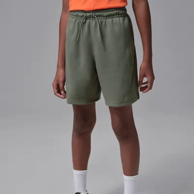 Jordan Big Kids' Dri-fit Core Sport Shorts In Green