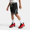 Jordan Big Kids Dri-fit Diamond Mesh Basketball Shorts In Black