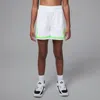 Jordan Dri-fit Big Kids' Diamond Shorts In White