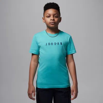 Jordan Big Kids' Embroidered Logo T-shirt In Green