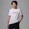 Jordan Big Kids' Embroidered Logo T-shirt In White