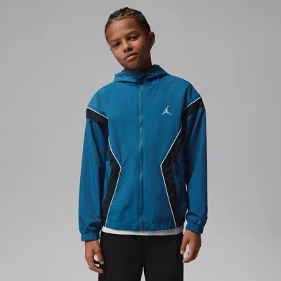 Jordan Big Kids' Essential Draft Jacket In Blue