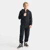 Jordan Big Kids Fleece Ripstop Full-zip Jacket And Jogger Pants In Black