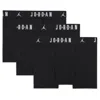 Jordan Big Boys Flight Dri-fit Cotton Core Boxer Briefs, Pack Of 3 In Black