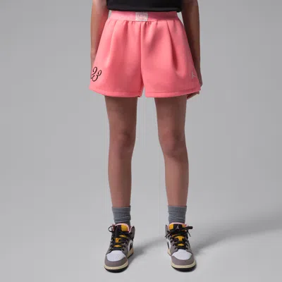 Jordan Big Kids' Flower Of Friendship Shorts In Pink