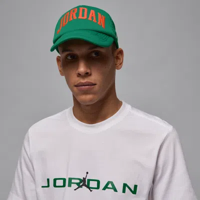 Jordan Big Kids' Foam Trucker Hat In Green