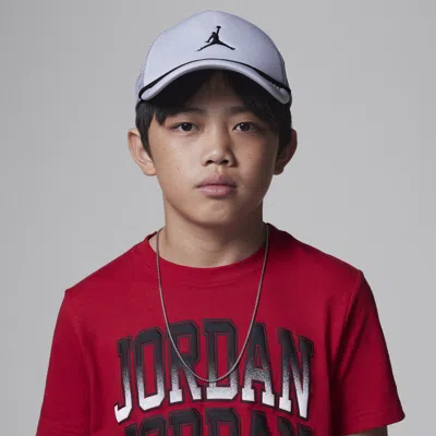 Jordan Big Kids' Jumpman Foam Trucker Hat In Grey