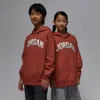 Jordan Big Kids' Gift Giving Mountain Pullover Hoodie In Red