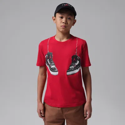 Jordan Big Kids' Hanging Aj3 T-shirt In Multi