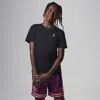 Jordan Big Kids' Jumpman Air Embroidered T-shirt In Black