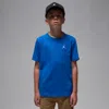 Jordan Big Boys Jumpman Air Embroidery T-shirt In Blue