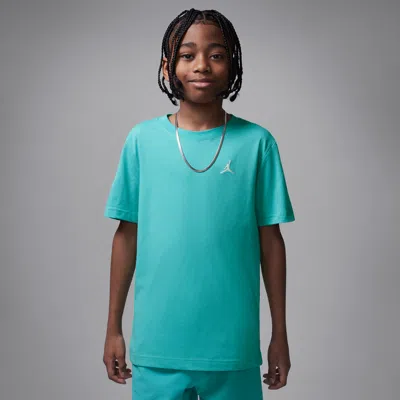 Jordan Big Kids' Jumpman Air Embroidered T-shirt In Green