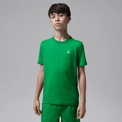 Jordan Big Kids' Jumpman Air Embroidered T-shirt In Green