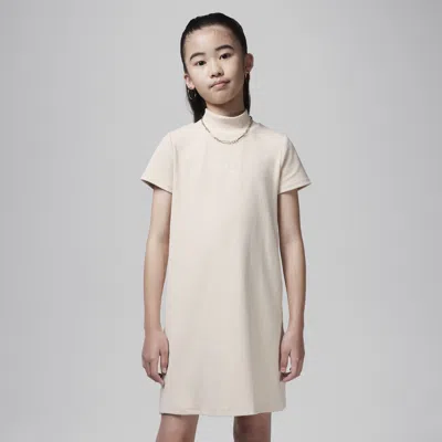 Jordan Big Kids' Jumpman Ribbed Taping Dress In Brown