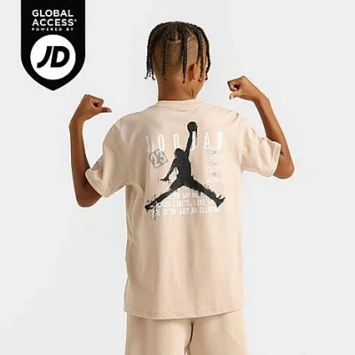 Jordan Big Kids Jumpman Stamp T-shirt In Neutral