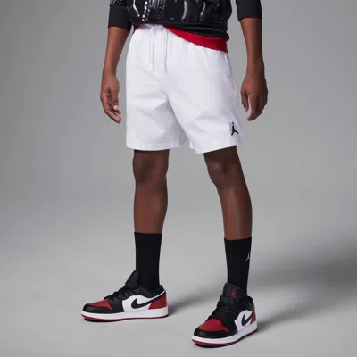 Jordan Big Kids' Jumpman Woven Play Shorts In White