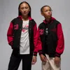 Jordan Big Kids' Knit Bomber Jacket In Black