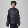 Jordan Big Kids' Lightweight Fleece-lined Jacket In Black