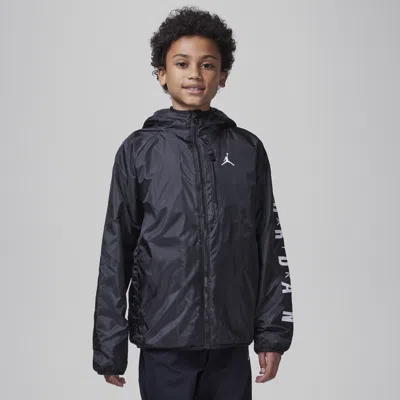 Jordan Big Kids' Lightweight Fleece-lined Jacket In Black