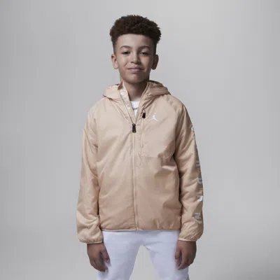 Jordan Big Kids' Lightweight Fleece-lined Jacket In Brown