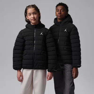 Jordan Big Kids' Midweight Active Puffer Jacket In Black