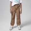 Jordan Big Kids' Double Cargo Pants In Brown