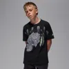 Jordan Big Kids' Panther T-shirt In Black