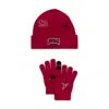 Jordan Big Kids' Patch Beanie 2-piece Set In Red
