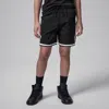 Jordan Big Kids' Poolside Woven Diamond Shorts In Black