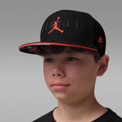 Jordan Big Kids' Retro 6 Pro Cap In Black