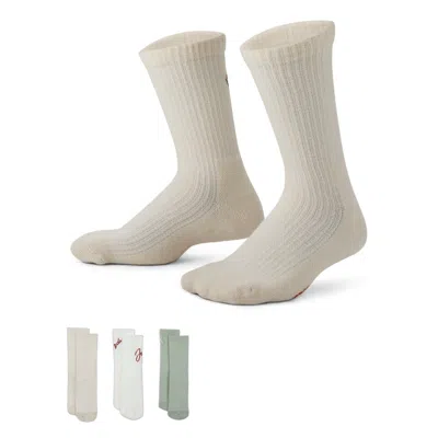 Jordan Big Kids' Shorty Crew Socks (3 Pairs) In Multi