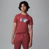 Jordan Big Kids' Signature T-shirt In Red