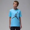 Jordan Big Kids' Skeleton Jumpman T-shirt In Blue