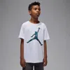 Jordan Big Kids' Skeleton Jumpman T-shirt In White