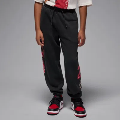 Jordan Big Kids' Sketch Fleece Pants In Black