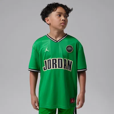 Jordan Big Kids' Sport Jersey In Green