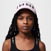 Jordan Big Kids' Structured Strapback Cap In Pink