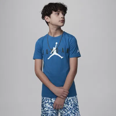 Jordan Big Kids' T-shirt In Blue