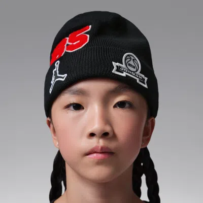 Jordan Big Kids' Varsity Beanie In Black