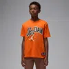 Jordan Big Kids' Varsity Split T-shirt In Orange