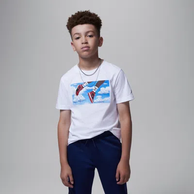 Jordan Big Kids' In White